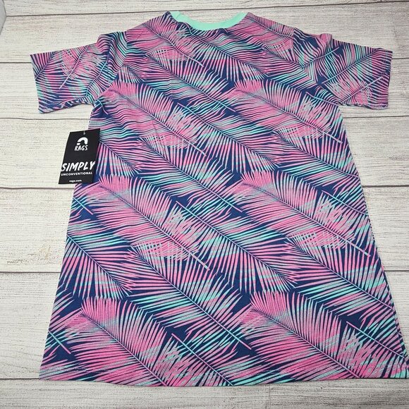 NWT Rags‎ To Raches Boys Palm Trees T-Shirt Size 9-10 years - Picture 3 of 4